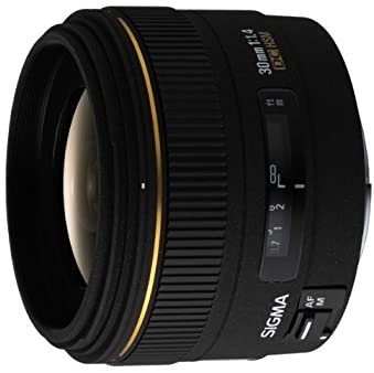 【中古】シグマ 30粍 F1.4 EX DC デジタル専用 HSM キヤノン用