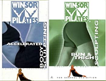 【中古】Winsor Pilates 2 DVD Set: BUN & Thigh Sculpting DVD + Accelerated Body Sculp
