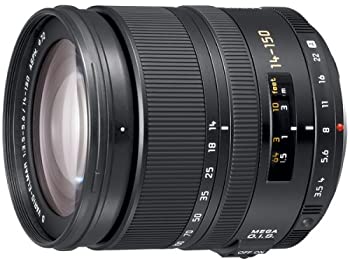 【中古】パナソニック 望遠望遠レンズ フォーサーズ用 ライカ D VARIO-ELMAR 14-150粍 ASPH. XSM. MEGA O.I.S. L-