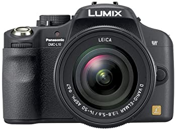 【中古】パナソニック デジタル一眼二眼レフ写真機 DMC-L10 水晶体一揃いの道具 黒いことDMC-L10K-K