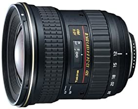 【中古】Tokina 超広角望遠レンズ AT-X 124 PRO DX II 12-24粍 F4 (IS) ASPHERICAL キヤノン用 APS-C相応う
