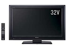 【中古】SONY BRAVIA 地上BS110度CSデジタルハイビジョン液晶TV J5シリーズ32V型クリスタルブラック KDL-32J5/B｜ドリエム店