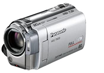 【中古】パナソニック デジタルハイビジョンビデオカメラ プラチナシルバー HDC-TM30-S