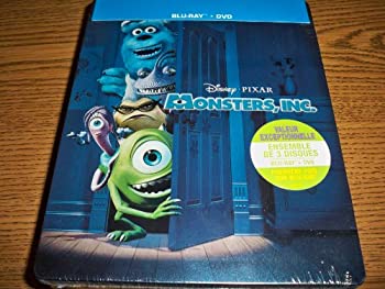 【中古】Monsters Inc. [Blu-ray/DVD Combo] SteelBook