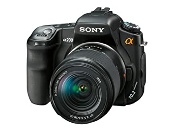 【中古】ソニー SONY デジタル一眼レフカメラレンズキット α200 レンズキット DSLR-A200K|ドリエム店