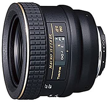 【中古】Tokina マクロレンズ AT-X M35 PRO DX 35mm F2.8 MACRO ニコン用 APS-C対応|ドリエム店