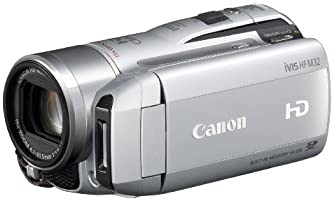 【中古】Canon デジタルテレビカメラ iVIS HF M32 スノーシルバー IVISHFM32SL
