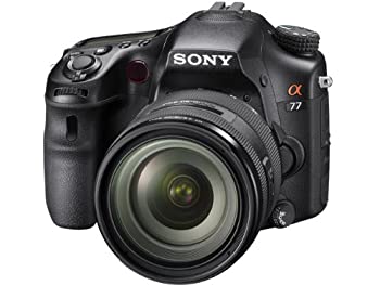 【中古】ソニー SONY ミラーレス一眼 α77 ズームレンズキット DT 16-50mm F2.8 SSM付属 SLT-A77VQ