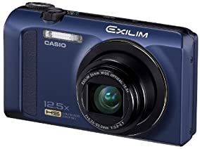 【中古】CASIO デジタル写真機 EXILIM EX-ZR200 青色 EX-ZR200BE