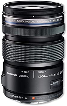【中古】OLYMPUS ED12-50mmF3.5-6.3 EZ BLK 標準ズームレンズ 防塵防滴 ブラック