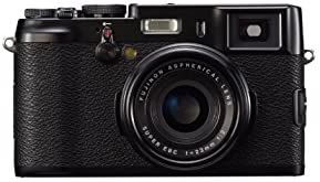 【中古】FUJIFILM デジタル写真機 FinePix X100 黒いこと 1230万絵素 APS-C大きさCMOS F2水晶体 ハイブリッドビューファインダ