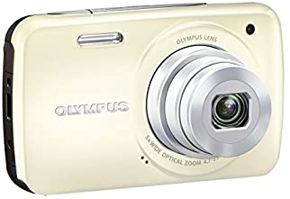【中古】OLYMPUS デジタルカメラ VH-210 ホワイト 1400万画素 光学5倍ズーム DIS ハイビジョンムービー 3.0型LCD 広角26mm 3Dフォト機能 VH-210 WHT
