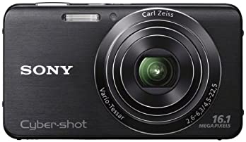 【中古】ソニー SONY Cyber-shot W630 (1610万CCD/光学x5) 黒いこと DSC-W630/B