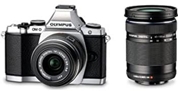 【中古】OLYMPUS ミラーレス一眼 OM-D E-M5 ダブルズームキット シルバー 1605万画素 防塵 防滴 OM-D E-M5 DZKIT SLV