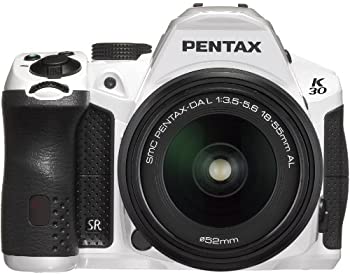 【中古】PENTAX デジタル一眼レフカメラ K-30 レンズキット [DAL18-55mm] クリスタルホワイト K-30LK18-55 C-WH 15681｜ドリエム店