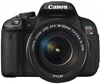 【中古】Canon デジタル一眼二眼レフ写真機 EOS Kiss X6i 水晶体一揃いの道具 EF-S18-135粍 F3.5-5.6 IS STM嘱する KISSX6i