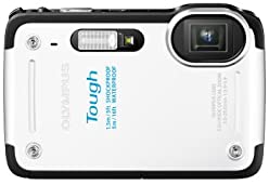 【中古】OLYMPUS デジタルカメラ STYLUS TG-625 ホワイト 1200画素 裏面照射型CMOS 防水5m 耐落下衝撃1.5m 耐低温-10
