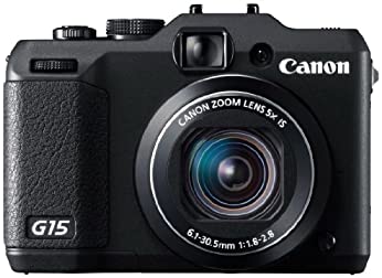 【中古】Canon デジタル写真機 PowerShot G15 約1210万絵素 光学5倍望遠レンズ PSG15