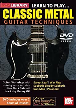 【中古】Guitar Techniques: Learn to Play Classic Metal [DVD] [Import]｜ドリエム店