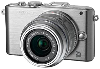 【中古】OLYMPUS ミラーレス一眼 PEN Lite E-PL3 レンズキット シルバー E-PL3 LKIT SLV