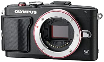 【中古】OLYMPUS 鏡鑑受け答え一眼 PEN Lite E-PL6 上半身 黒いこと E-PL6 BODY BLK