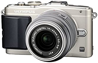 【中古】OLYMPUS ミラーレス一眼 PEN Lite E-PL6 レンズキット シルバー E-PL6 LKIT SLV|ドリエム店
