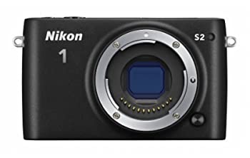 【中古】Nikon ミラーレス一眼 Nikon1 S2 ボディー ブラック S2BK