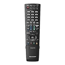 【中古】小ざかしい 液晶テレビ受像機用遠隔操作 RRMCGA871WJSA(0106380322)(黒いこと)