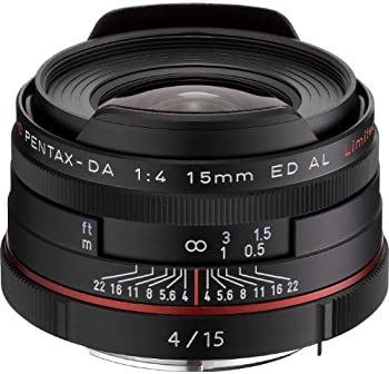 【中古】PENTAX リミテッドレンズ 超広角単焦点レンズ HD PENTAX-DA15mmF4ED AL Limited ブラック Kマウント APS-Cサイ｜ドリエム店