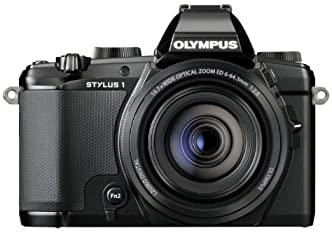 【中古】OLYMPUS デジタルカメラ STYLUS 1 28-300mm 全域F2.8 光学10.7倍ズーム ブラック STYLUS-1 BLK