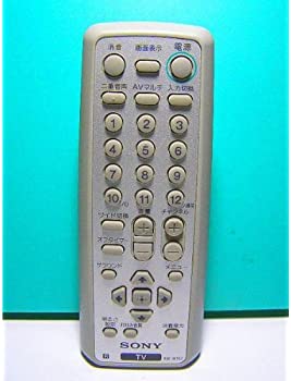 【中古】SONY テレビ受像機遠隔操作 RM-W152
