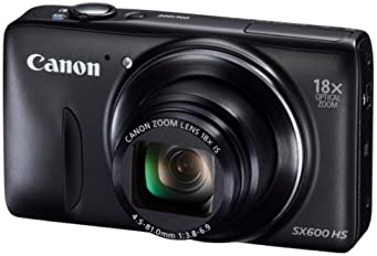 【中古】Canon デジタル写真機 Power Shot SX600 HS 黒いこと 光学18倍望遠レンズ PSSX600HS(BK)