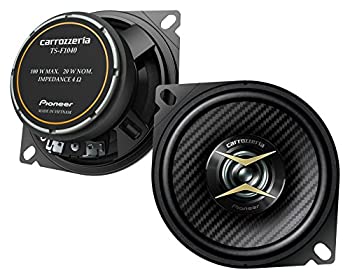 【中古】カロッツェリア(草分け) 10糎2通い路金棒引き ハイレゾ相応う TS-F1040