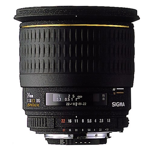 【中古】SIGMA 単焦点広角レンズ 24mm F1.8 EX DG ASPHERICAL MACRO ソニー用 フルサイズ対応