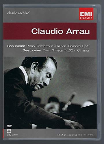 【中古】Claudio Arrau : Schumann Piano Concerto & Beethoven Sonata No. 32 (EMI Classic Archive) [DVD] [Import]
