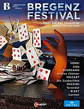 【中古】Bregenz Festival: Lake Stage Opera Box Set-verdi Giordano Mozart Puccini Biz｜ドリエム店