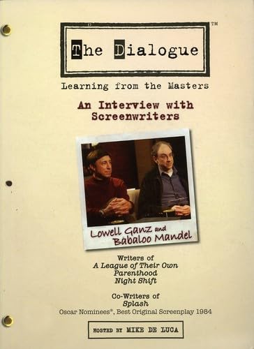 【中古】The Dialogue: Learning From the Masters: An Interview With Screenwriters Lowell Ganz and Babaloo Mandel [D｜ドリエム店