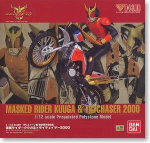 【中古】B-CLUB 1/12 scale ポリストーン製塗装済完成品 仮面ライダークウガ&トライチェイサー｜ドリエム店