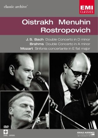 【中古】Oistrakh Menuhin & Rostropovich : Bach Brahms & Mozart (EMI Classic Archive) [DVD] [Import]