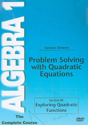 【中古】Problem Solving Quadratic Functions [DVD]｜ドリエム店
