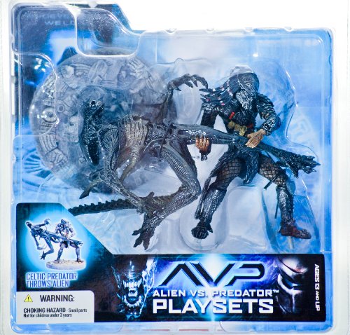 【中古】ALIEN VS. PREDATOR PLAYSETS Celtic Predator Throws Alien|ドリエム店
