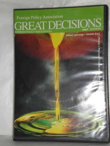 【中古】Great Decisions 2007 [DVD]｜ドリエム店