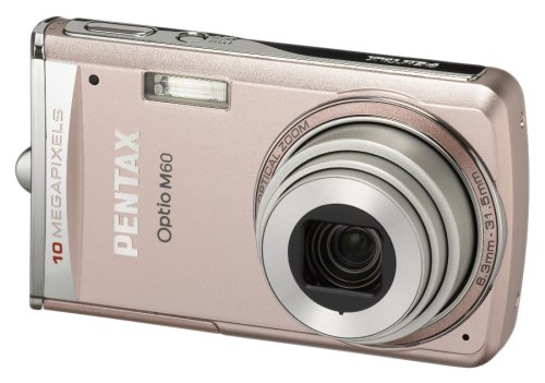 【中古】PENTAX デジタルカメラ Optio (オプティオ) M60 ライトピンク 1000万画素 光学5倍ズーム OPTIOM60P