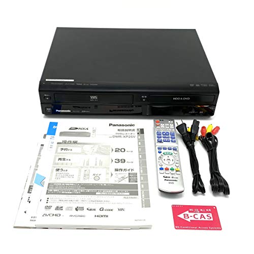 【中古】パナソニック 250GB DVDレコーダー VHSビデオ一体型 DIGA DMR-XP25V-K