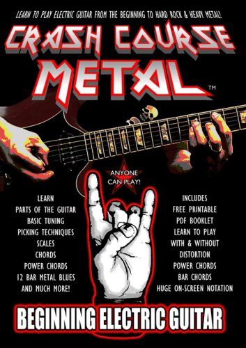 【中古】Crash Course Metal: Beginning Electric Guitar [DVD]｜ドリエム店
