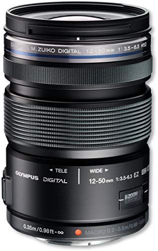 【中古】OLYMPUS ED12-50mmF3.5-6.3 EZ BLK 標準ズームレンズ 防塵防滴 ブラック 20,202円