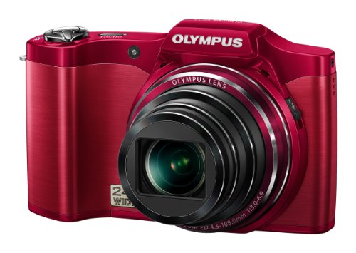 【中古】OLYMPUS デジタルカメラ SZ-14 1400万画素 光学24倍ズーム 3Dフォト機能 レッド SZ-14 RED