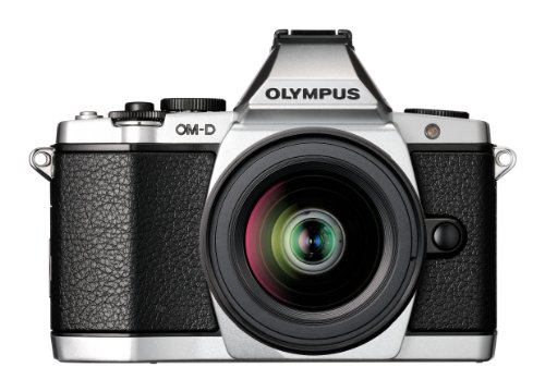 【中古】OLYMPUS ミラーレス一眼 OM-D E-M5 レンズキット シルバー 1605万画素 防塵 防滴 OM-D E-M5 LKIT SLV|ドリエム店