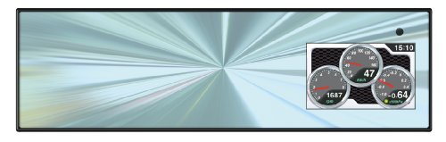【中古】ユピテル レーダー探知機 スーパーキャット超高感度GPSアンテナ搭載 ミラー一体型 GWM75sd