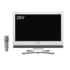 【中古】シャープ 26V型 液晶 テレビ AQUOS LC-26D30-W ハイビジョン 2008年モデル｜ドリエム店